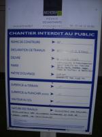 Panneau actuel